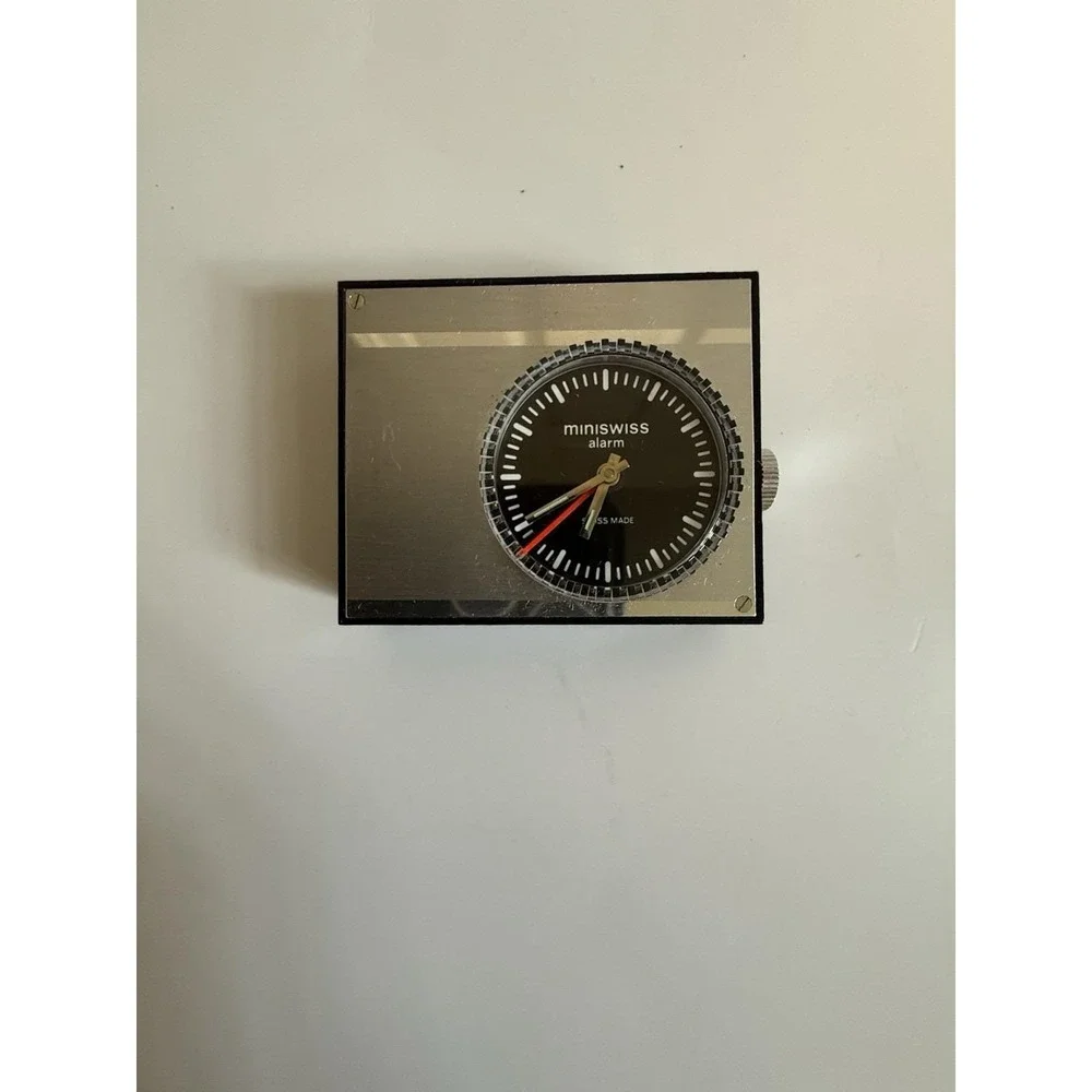 Vintage Miniswiss Travel Alarm Clock
